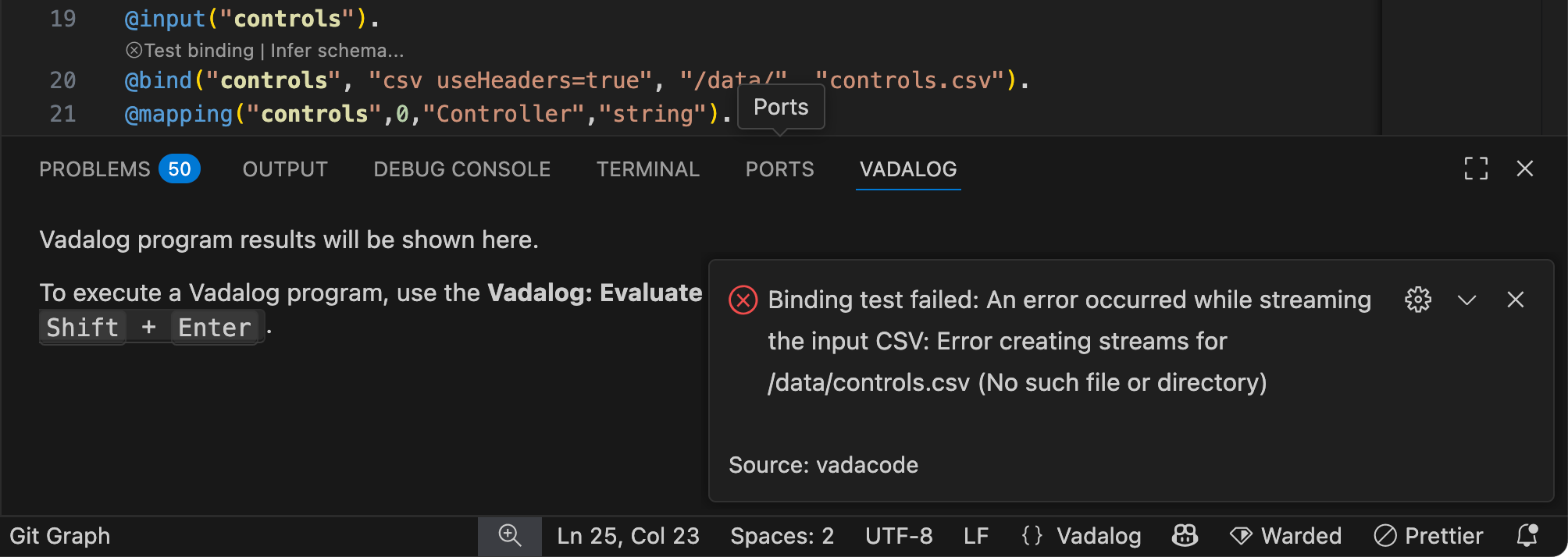 binding test