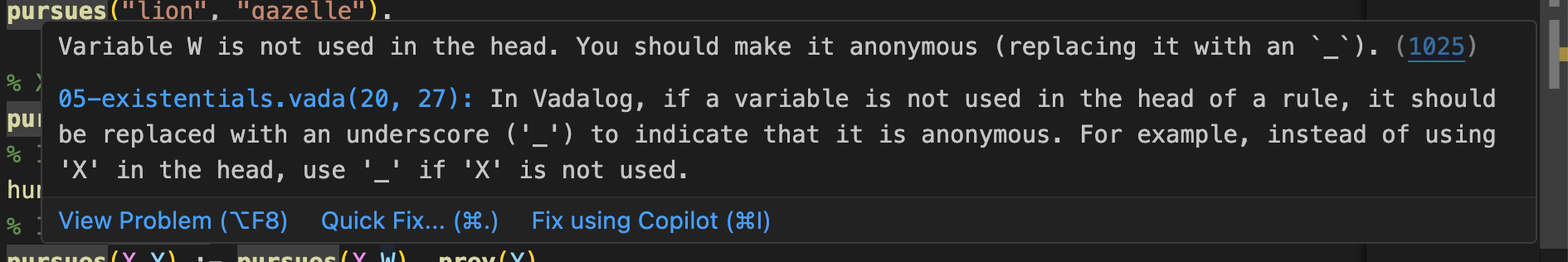 diagnostic code
